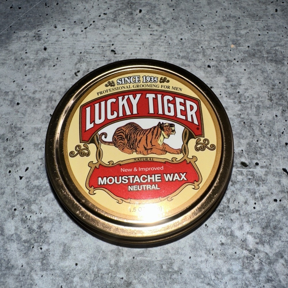 Lucky Tiger Mustache Wax Neutral Sz 1.5 Oz